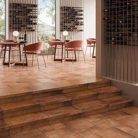 Terracotta tiles 