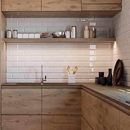 White tiles 