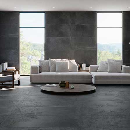 Black tiles